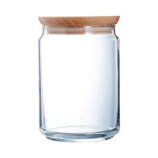Pure Jar Avec Couvercle En Bois 1L