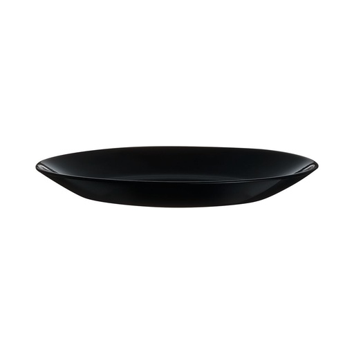 [V0219] Zelie Noir Assiette Dessert 18 Cm