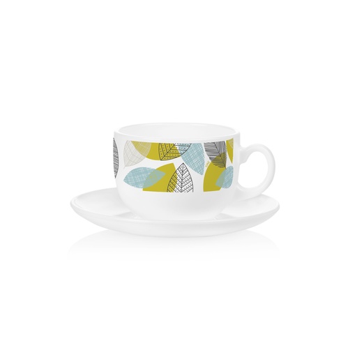 [V3133] Batik Ensemble Tasses Et Sous Tasses 22Cl