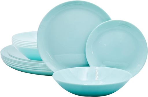 [P2947] Diwali Light Turquoise Service A Table 19 PCS