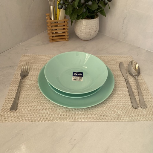 [P2947] Diwali Light Turquoise Service A Table 19 Pieces