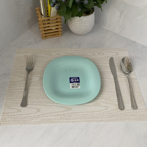[P4246] Carine Light Turquoise Assiette Dessert 19 Cm