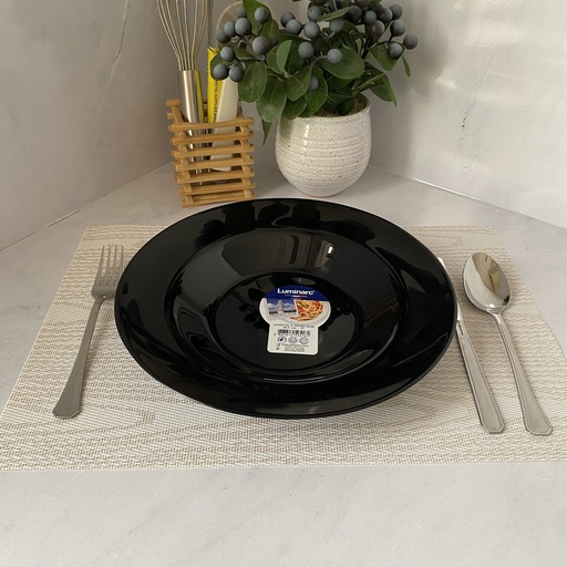 [M0064] friends time noir assiette a pates
