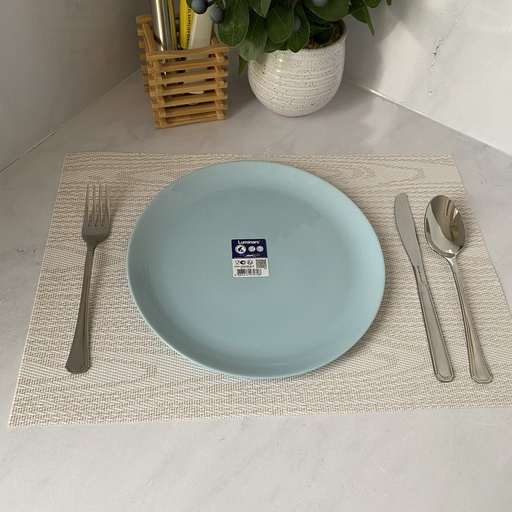 [V5720] Diwali Assiette Plate 25 CM Paradise Blue