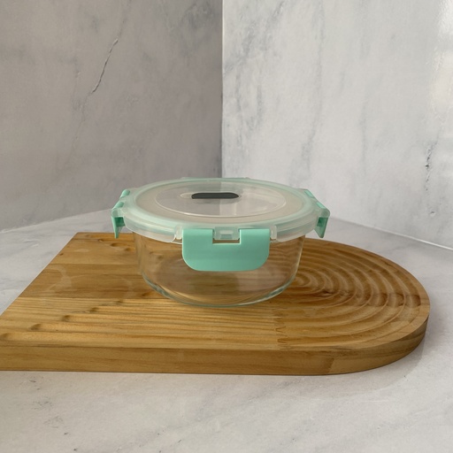 [WQ650RD] Boite De Conservation Ronde Avec Couvercle 650Ml
