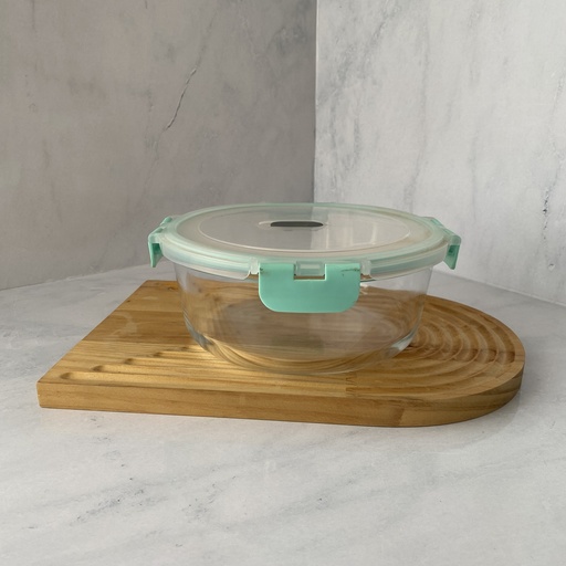 [WQ1300RD] Boite De Conservation Ronde Avec Couvercle 1300Ml