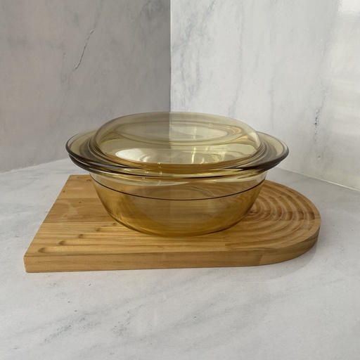 [ASJB2.1RD] Cocotte en verre, 2100 ml