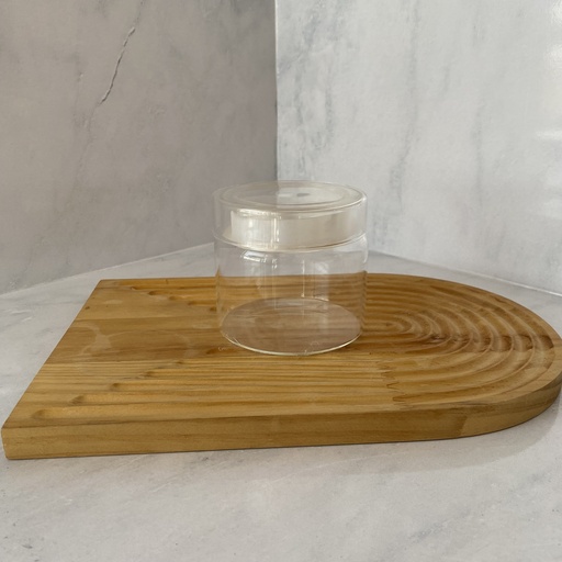 [GJ500RD] Bocal en verre  500ml + couver en verre