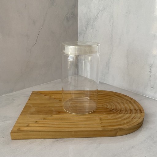 [GJ1000RD] Bocal En Verre 1L Avec Couvercle En Verre