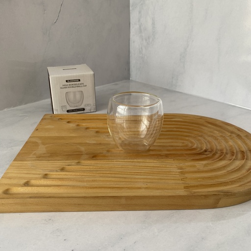 [DC90-2] Tasse à double paroi, 90ml,sans anse