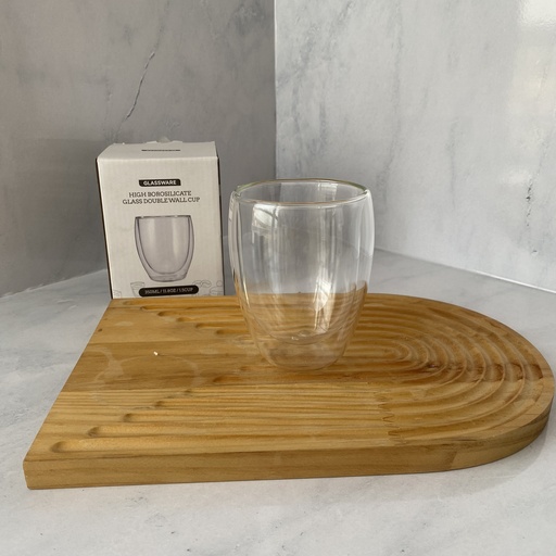 [KF350] Tasse à double paroi, 350ml,sans anse