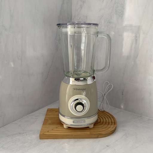 [00C058303AR0] Blender a 4 lames bocal en verre1.5L, 1000W beige
