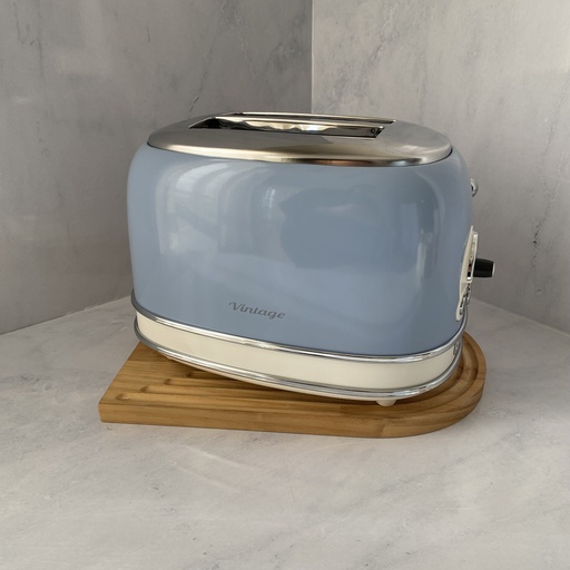 [00C015515AR0] Grille pain vintage mod.155 a deux tranches bleu
