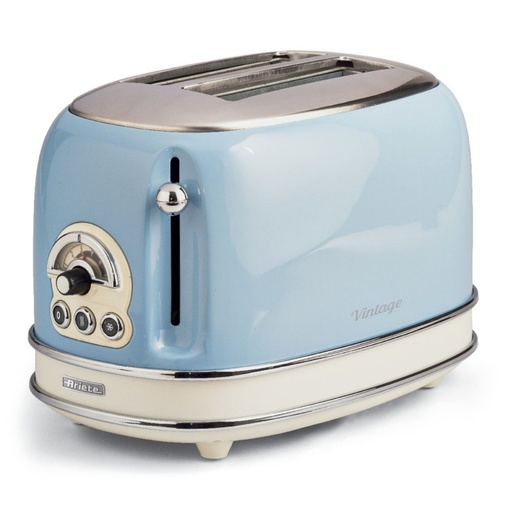 [00C015515AR0] Grille pain vintage mod.155 a deux tranches bleu

