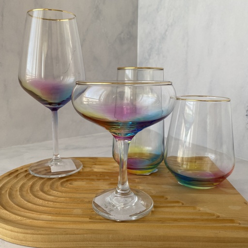 [RBW136] Verre A Pied Rainbow 27 Cl