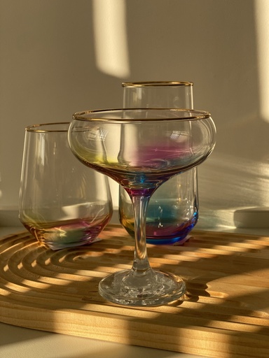 [RBW136] Verre A Pied Rainbow 27 Cl