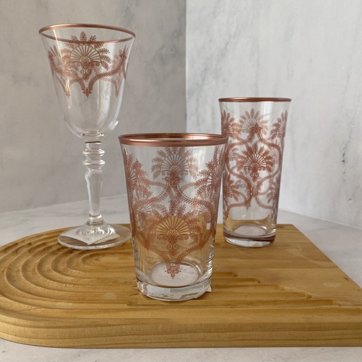 [VIC022/R] verre a eau 29 cl victoria rose