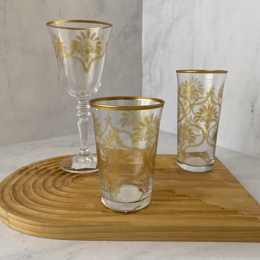 [VIC022/G] Verre A Eau Victoria Gold 29 Cl