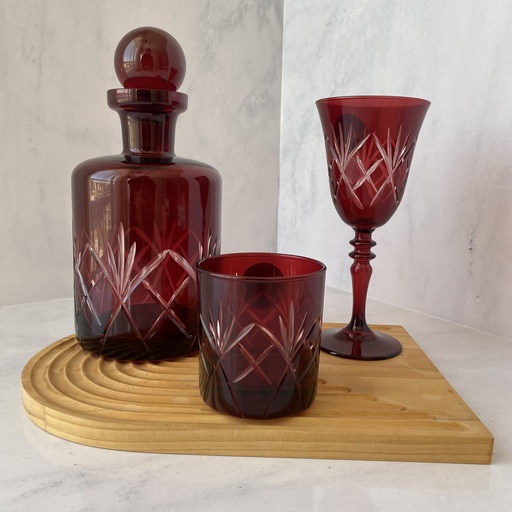 [CMB283/R] Verre A Eau Cambridge Rouge 30 Cl