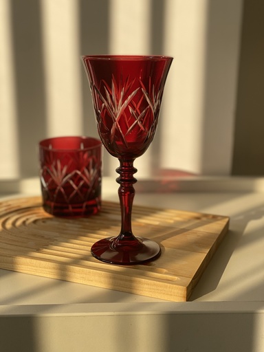 [CMB141/R] Verre A Pied Cambridge Rouge 27 Cl