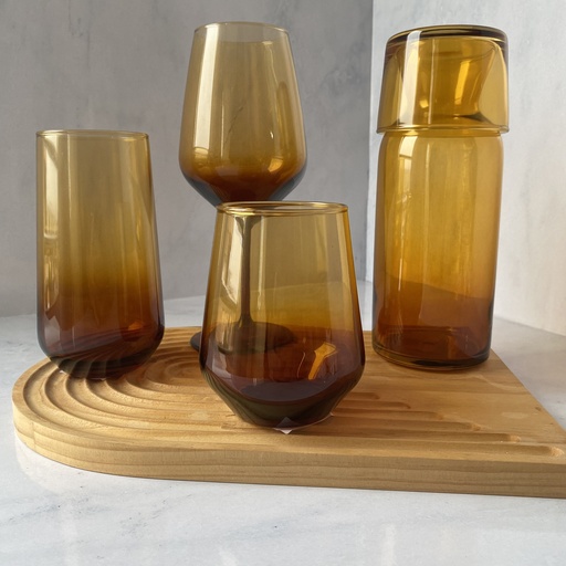 [NIC536] verre a eau 42.5 cl new locnic amber