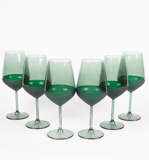 [MAT065/G] Verre A Pied Matte Vert 49 Cl