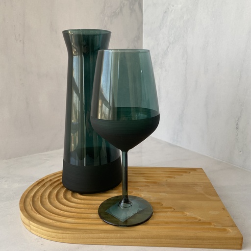 [MAT065/G] verre a pied 49 cl matte vert
