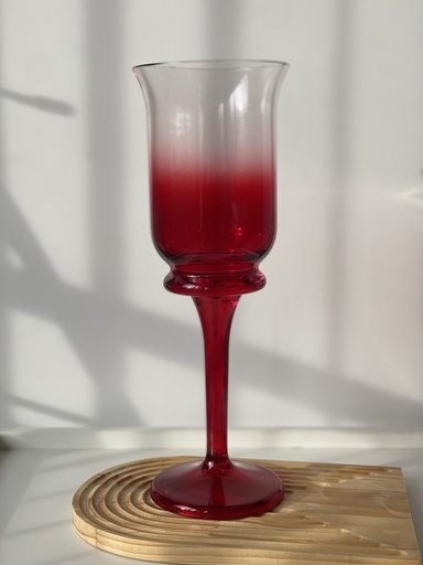 [VA.RVA.004.001] Vase A Pied Riva Rouge Grand