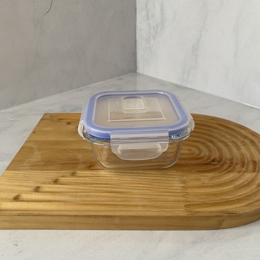 [LQ320SQ] Boite de conserv en verre carré 320 ml +cv