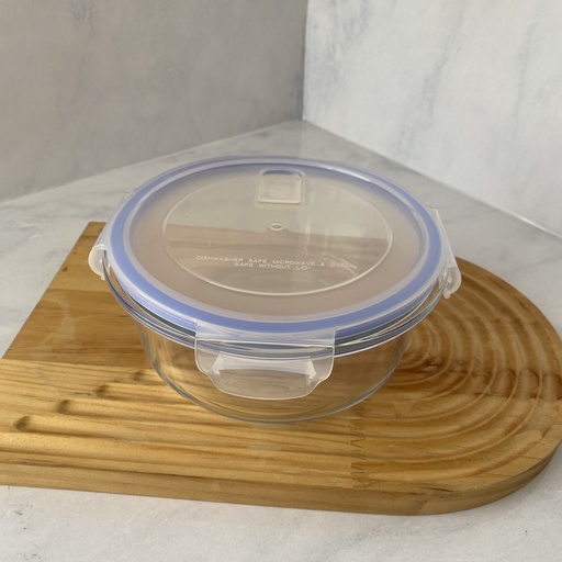 [LQ950RD] Boite de conserv en verre ronde 950 ml +cv