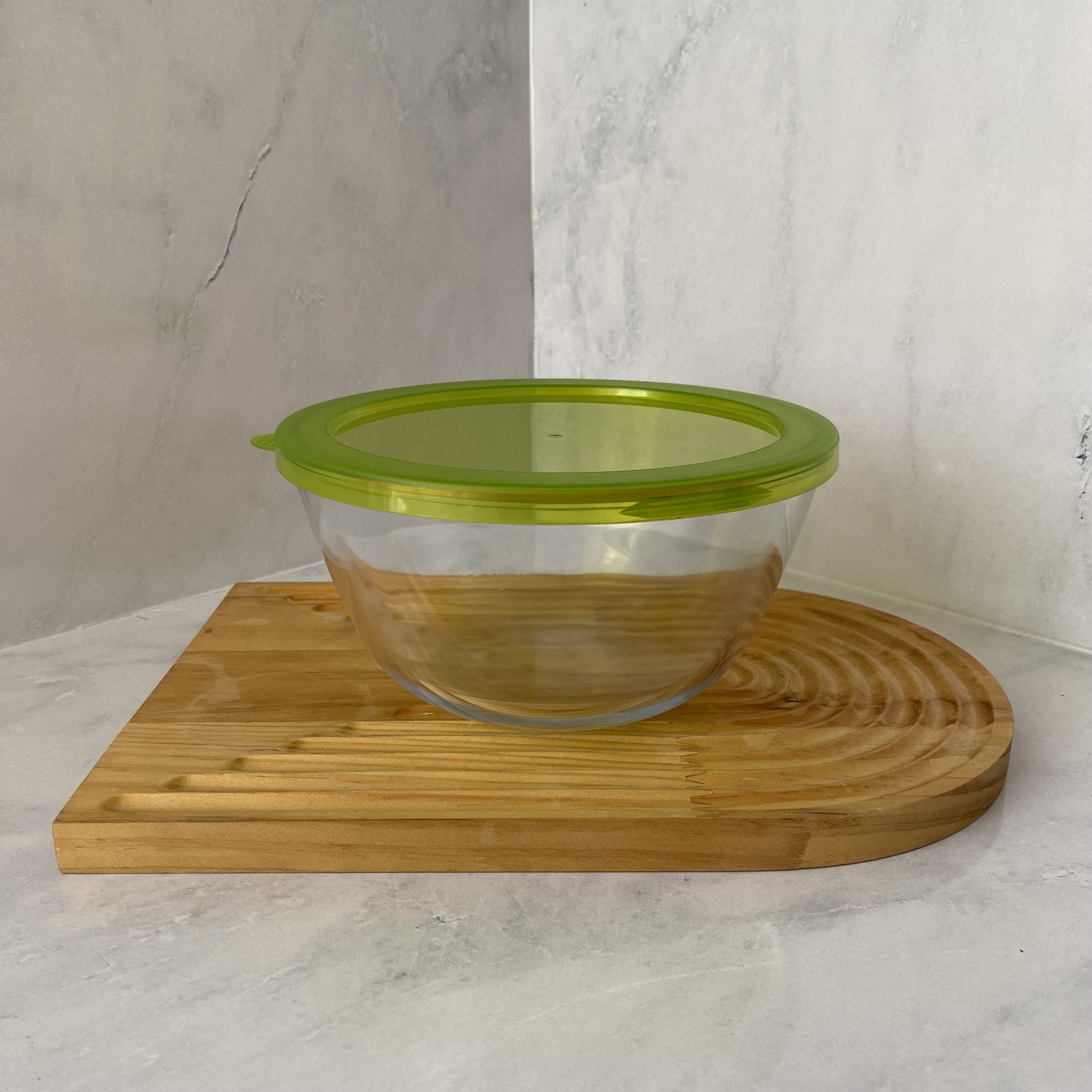 [YSL1.5RD] Bol à mixer en verre avec couvercle 1.5 L