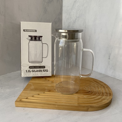 [XP1100PT] Broc en verre 1100 ml