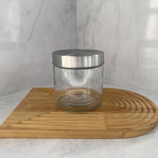[CWS700RD] Bocal En Verre  700 Ml + Couvercle En Acier Inoxydable