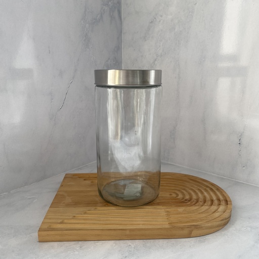 [CWS1600RD] Bocal en verre  1600 ml + couver en acier inoxydable