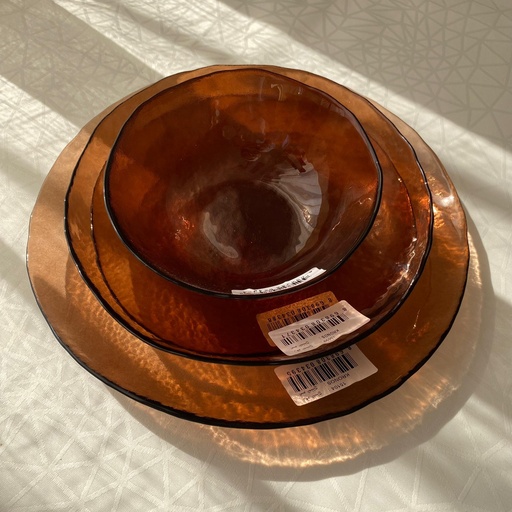 [15099-2] AK bol 21 KRONOS - TRANSPARENT BROWN