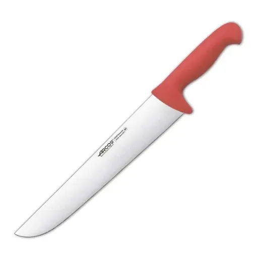 [291922] 2900 COUTEAU DE BOUCHER ROUGE 300MM