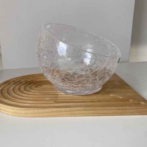 [FA.AKY.022] 18*18 CM COUPELLE DESIGN CRAQUELE CLAIR