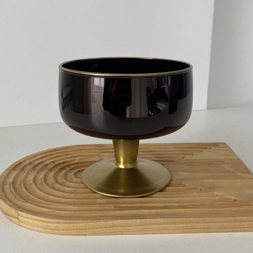 [KA.NOA.031N] Noa Coupe A Pied Noir & Doree Grande