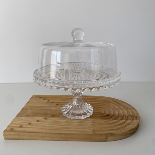 [SN.DMY.121] 21*19cm damla présentoir à gâteaux rond avec couvercle