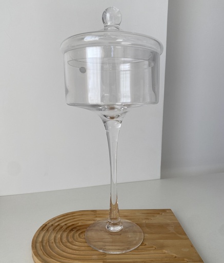 [ST.LOV.153] 17*41cm love pot à biscuits a pied