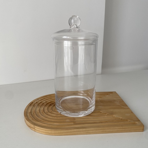 [KV.SLN.004] Cylinder Jar En Verre 12*20,5