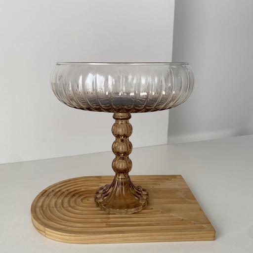 [LN.SCN.024.51.003] Linea Coupe Sur Pied Ambre Large