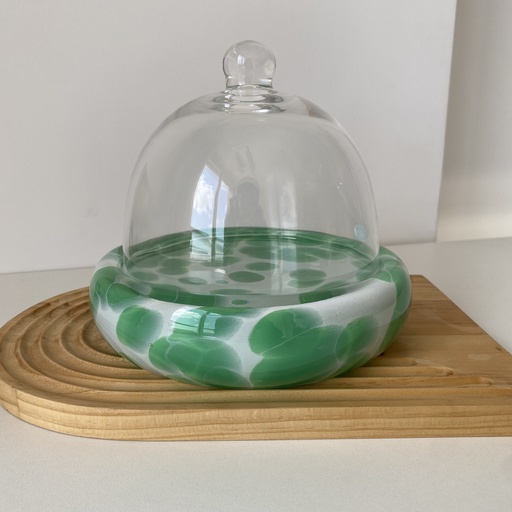 [WW.SMG.020.21.000] 20*4 cm simge centre piece coloré avec couvercle