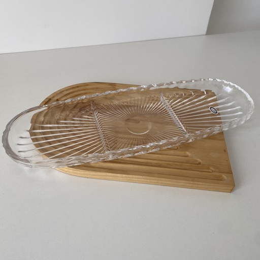 [SN.DMK.020] 41*12cm damla kayik triforme centre piéce