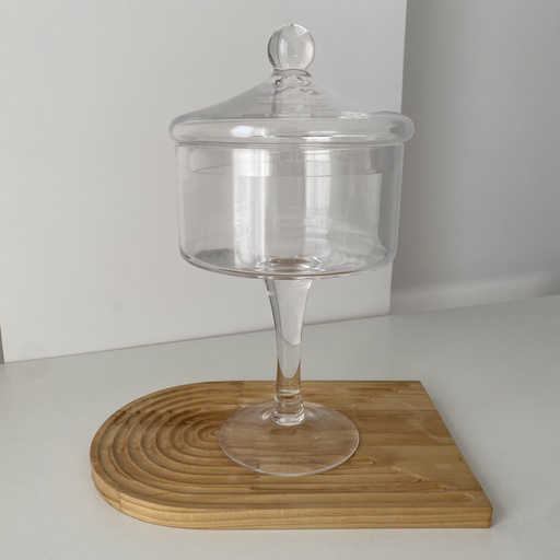 [ST.LOV.151] 17*33cm love pot à biscuits a pied
