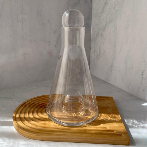 15,5*28 CM ball carafe avec bouchon coloré