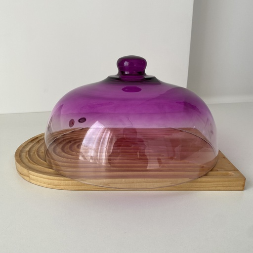 [KP.DMY.021-M] 28*16CM couvercle dugme mauve