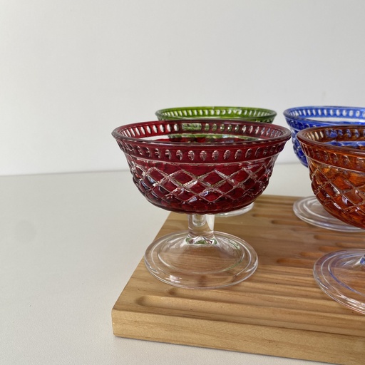 [ST.RIO.302-R] Kafes Coupe A Glace Rouge