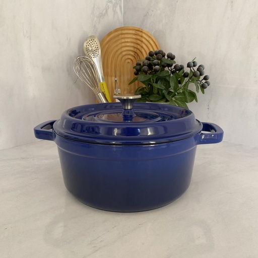 Cocotte En Fonte Ronde 24 Cm