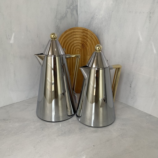 [RGD17Q] Set Thermos 2Pcs Silver Et Gold 0.5+1L
